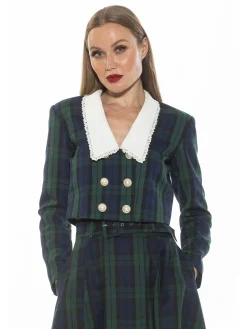 Amelia Plaid Jacket