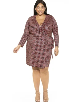 Amelia Wrap Dress - Plus Size