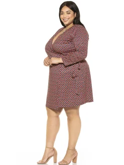 Amelia Wrap Dress - Plus Size