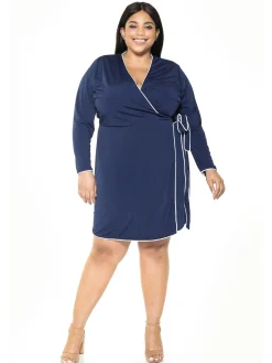 Amelia Wrap Dress - Plus Size