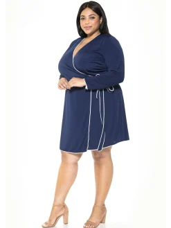 Amelia Wrap Dress - Plus Size
