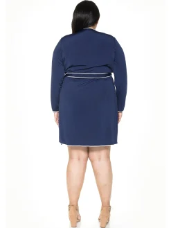 Amelia Wrap Dress - Plus Size