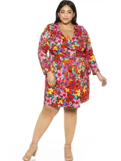 Amelia Wrap Dress - Plus Size