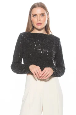 Ari Sequin Top