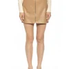 Eva Vegan Leather Mini Skirt