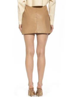 Eva Vegan Leather Mini Skirt