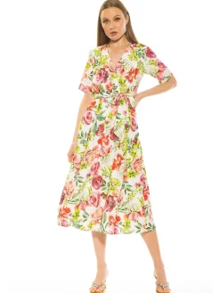 Larisa V Neck Dress