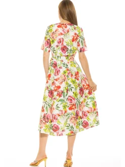 Larisa V Neck Dress