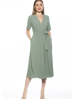 Larisa V Neck Dress