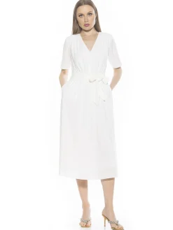 Larisa V Neck Dress