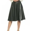 Lillian Vegan Leather Skirt