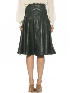 Lillian Vegan Leather Skirt