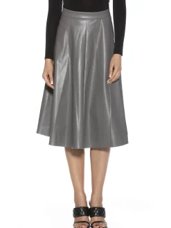 Lillian Vegan Leather Skirt