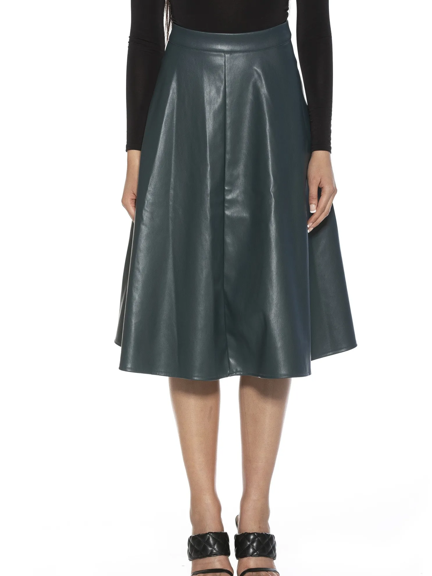 Lillian Vegan Leather Skirt