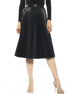 Luca Vegan Leather Skirt