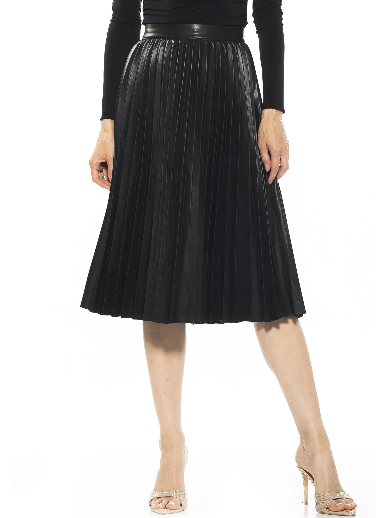 Luca Vegan Leather Skirt