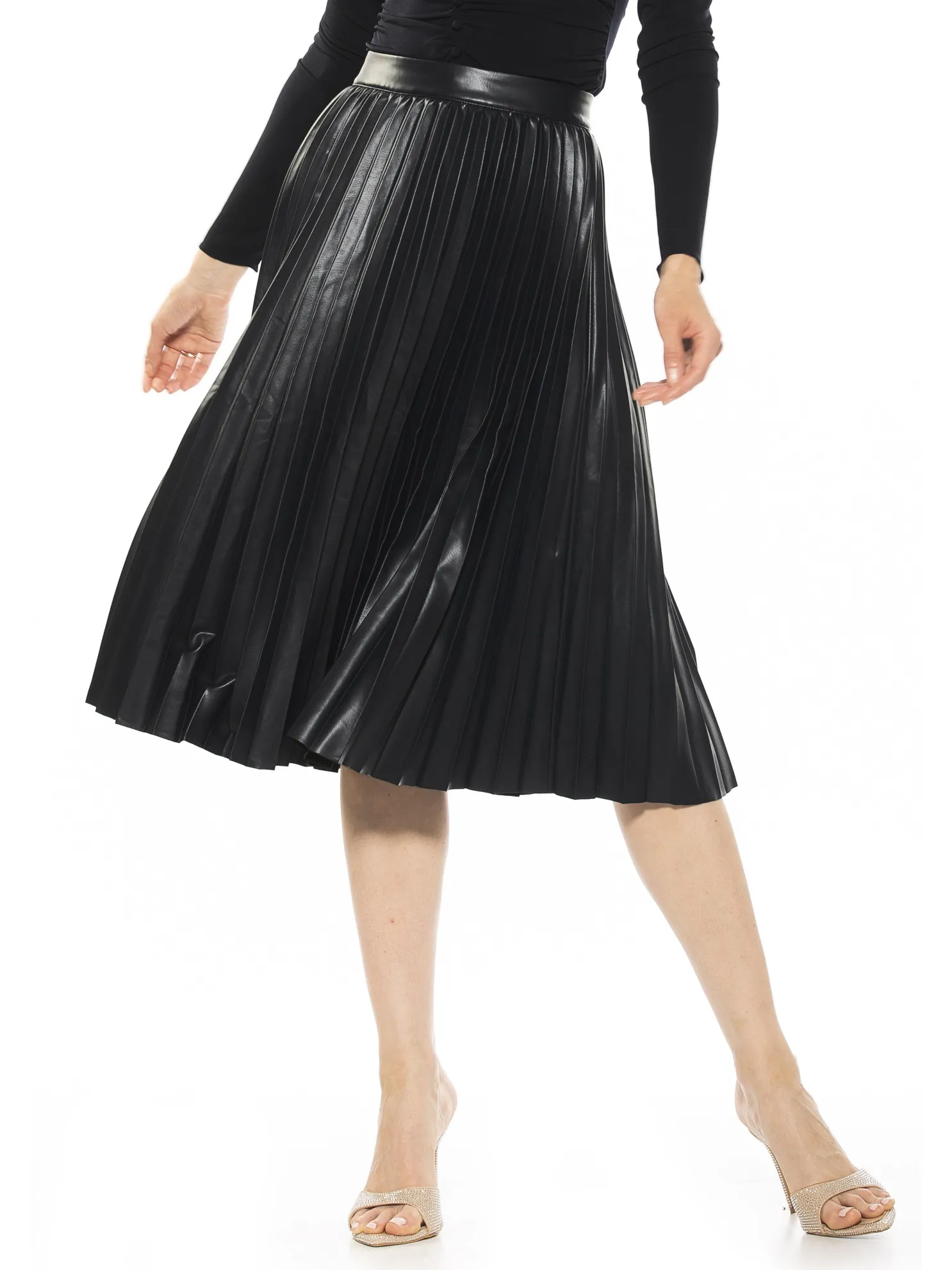 Luca Vegan Leather Skirt