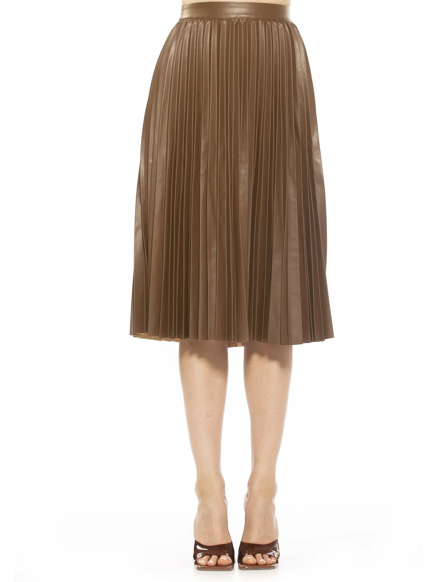 Luca Vegan Leather Skirt