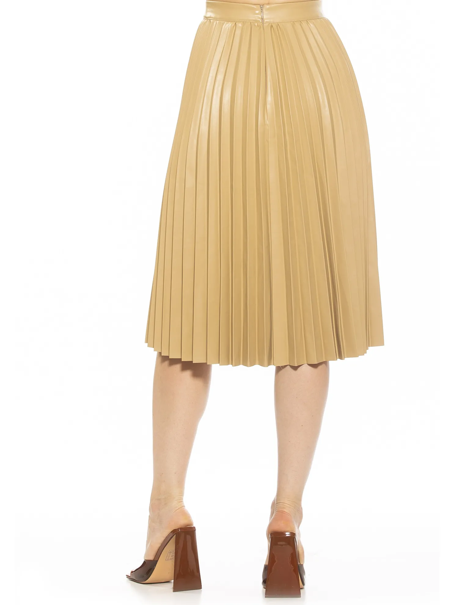 Luca Vegan Leather Skirt