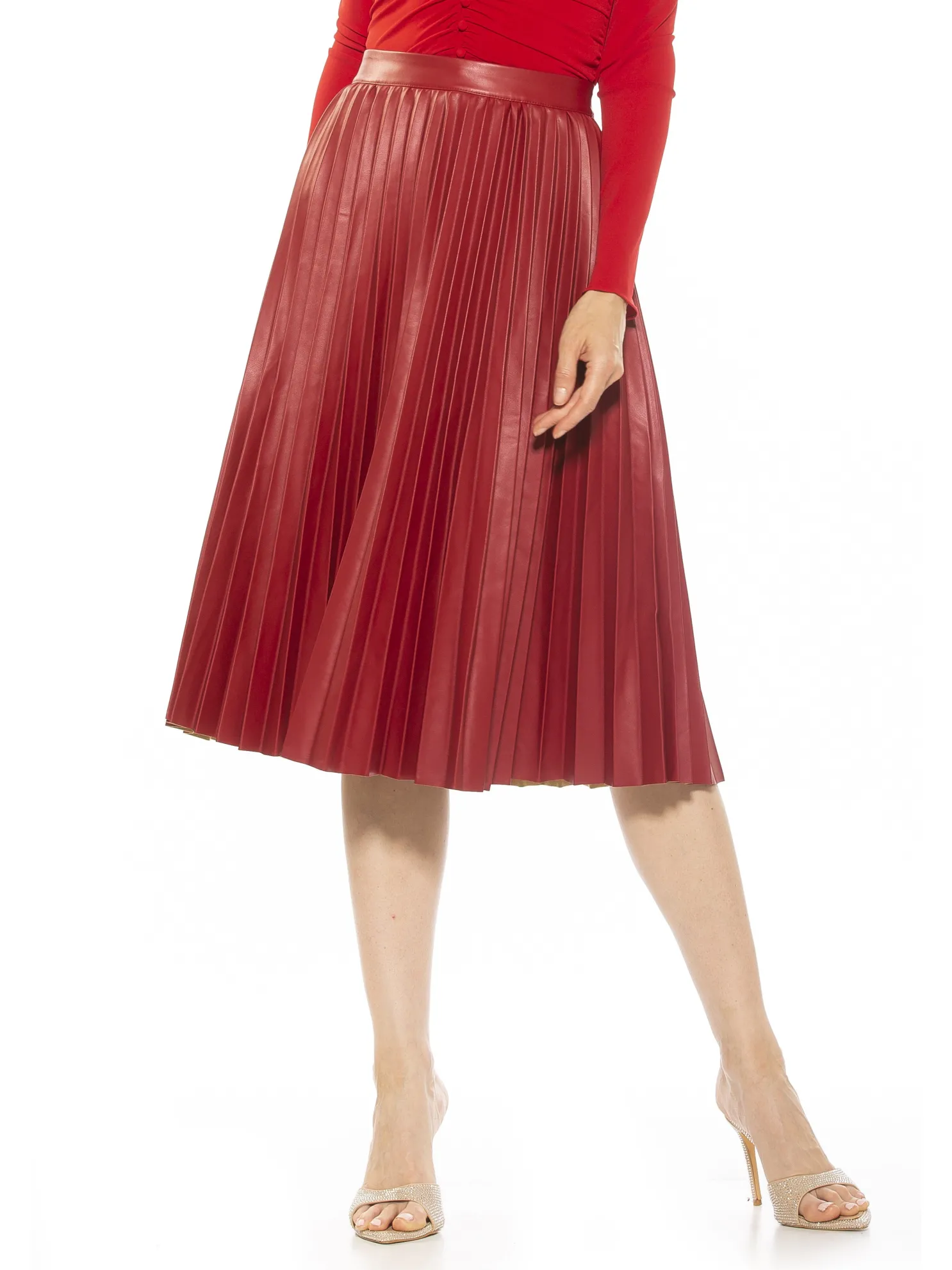 Luca Vegan Leather Skirt