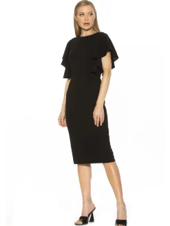 Luna Flutter Sleeves Dress