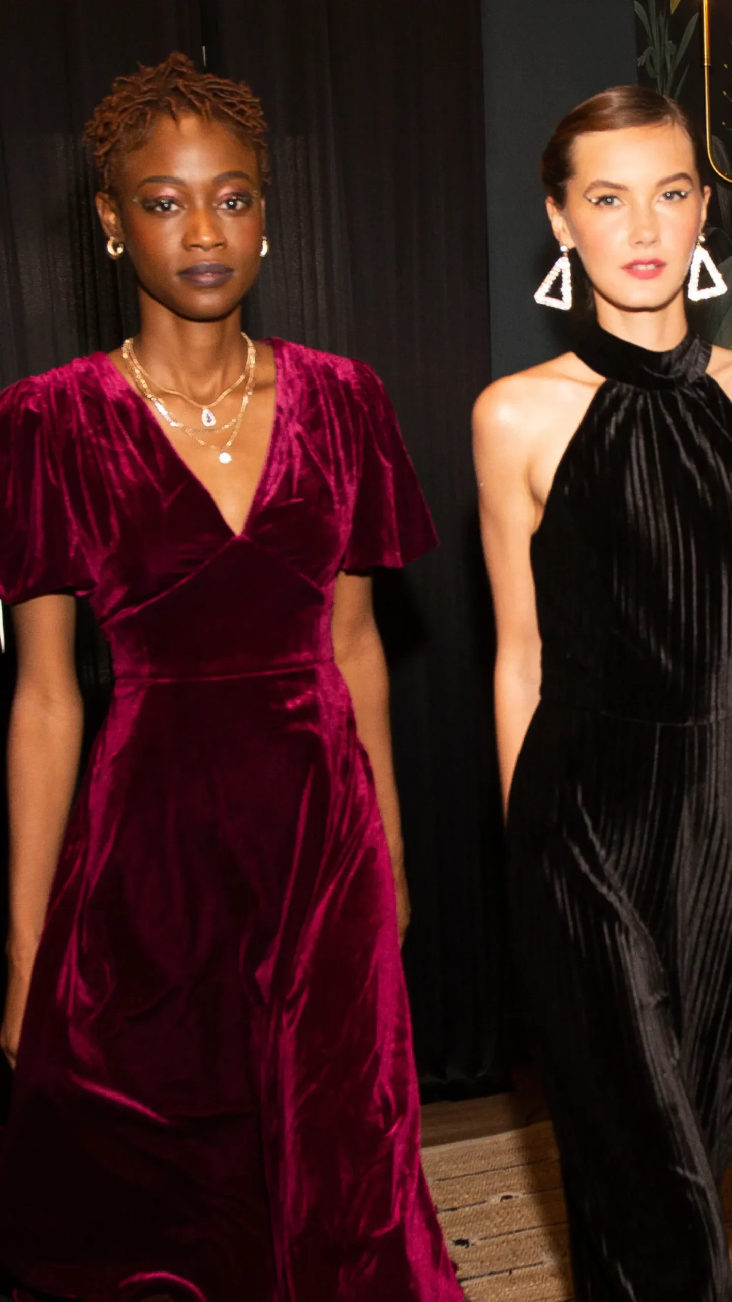 Nola Velvet Midi Dress