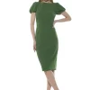 Odette Puff Sleeves Dress