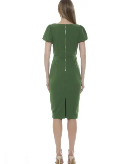Odette Puff Sleeves Dress