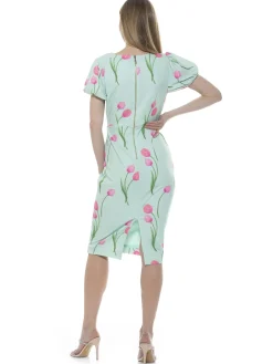 Odette Puff Sleeves Dress