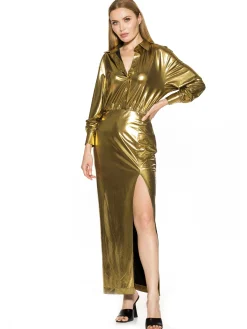 Rae Metallic Dress