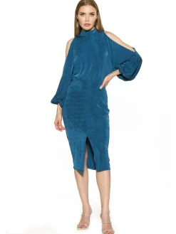Sem Mockneck Long Sleeves Dress
