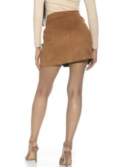 Suede Mini Skirt