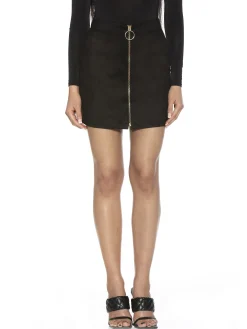 Suede Mini Skirt