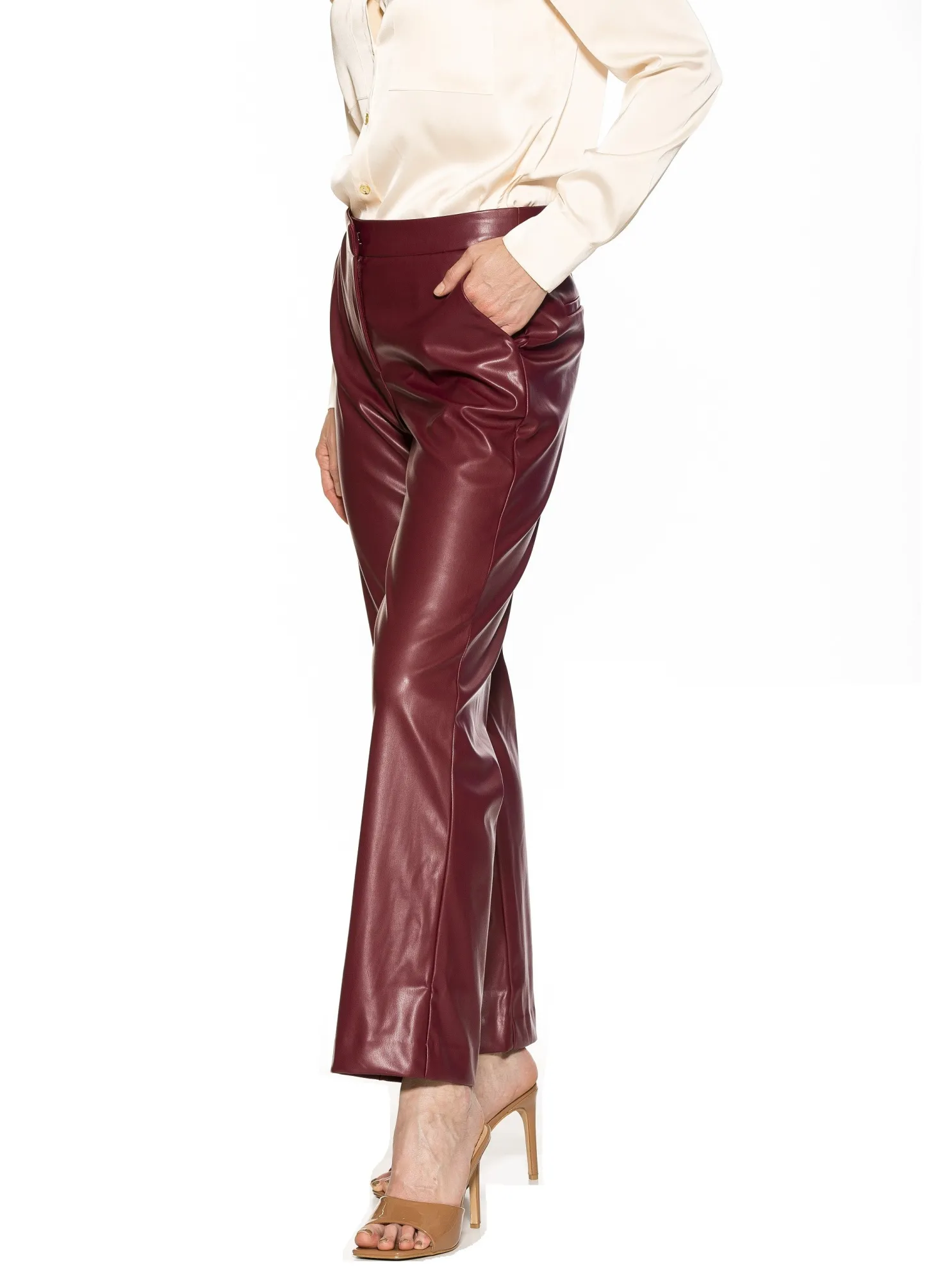 Vivian Vegan Leather Pants