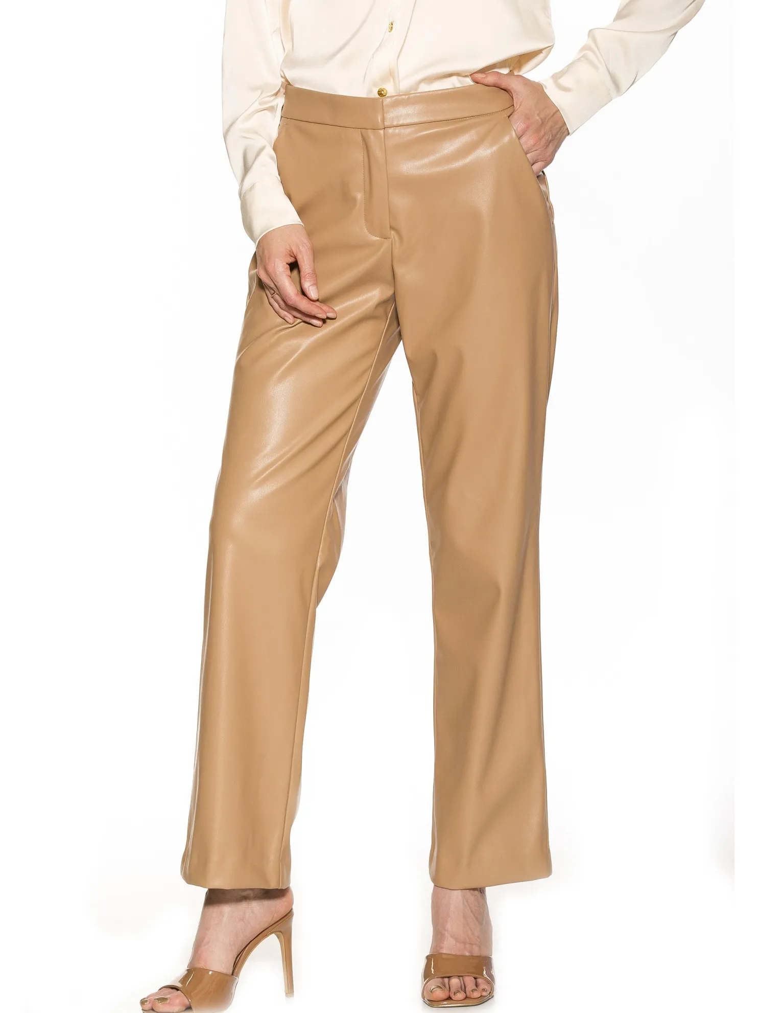 Vivian Vegan Leather Pants